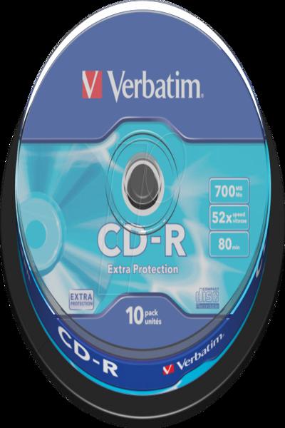 Verbatim 10 x CD-R - 700 MB (80 min) 52x - 43437