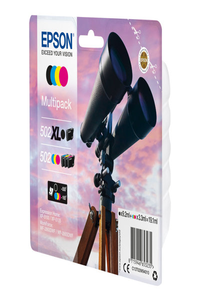 Epson 502XL High Capacity Ink Multipack