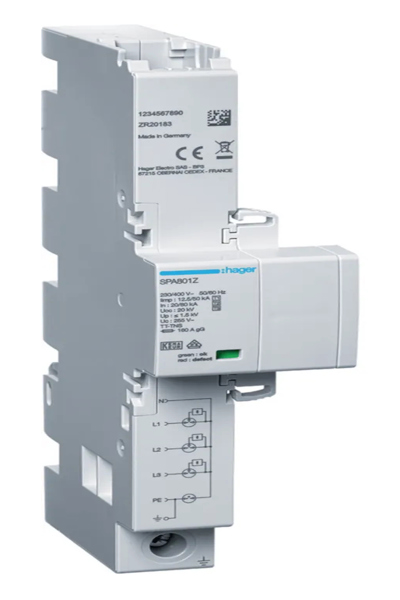 Hager SPA801Z 255V 50000A Blanc