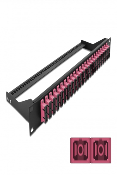 Delock Patch panel - rack mountable - 43396