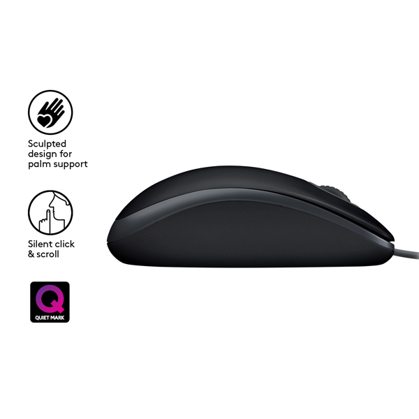 Logitech B110 Silent - Mouse - 910-005508