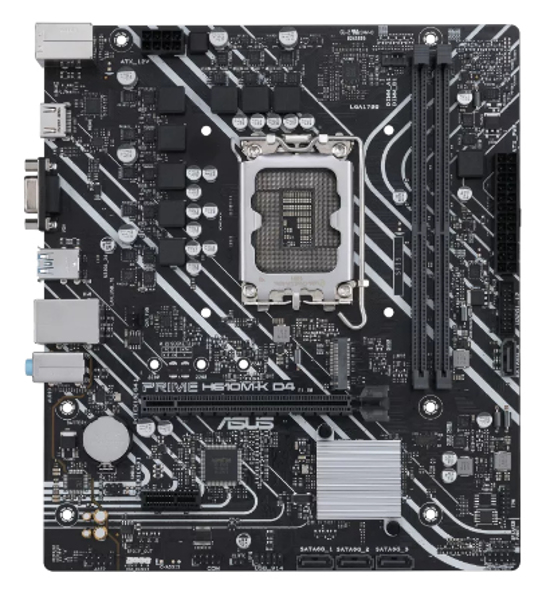 Asus PRIME H610M-K D4 Processor Family Intel Motherboard - 90MB1A10-M0EAY0
