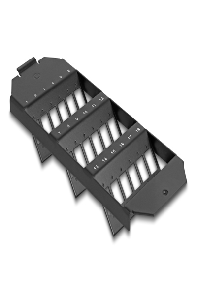 Delock Patchpanel - för SC simplex / LC duplex-kopplare - 88163