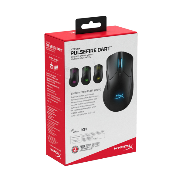 HyperX Pulsefire Dart - Mouse - HX-MC006B