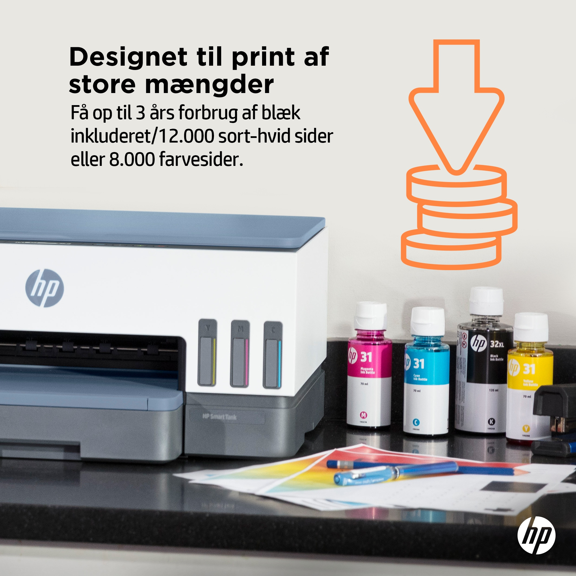 HP Printer Smart Tank 7006 All-in-One - Inkjet - Colored - 28B55A#BHC