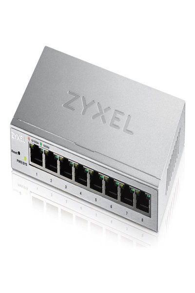 ZyXEL GS1200 Series GS1200-8 - Switch - intelligent - 8 x - Switch - 1 Gbps - GS1200-8V3-EU0101F