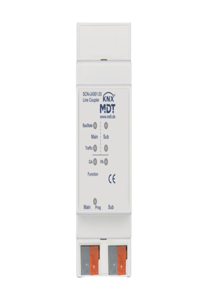 Commutateur de zone/ligne MDT SCN-LK001.03 2TE REG KNX Data Secure
