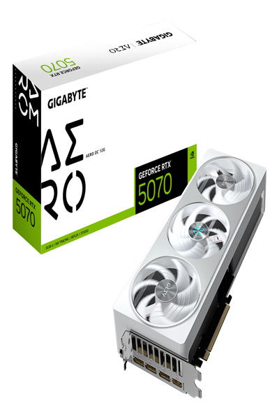 Gigabyte RTX5070 AERO OC 12GB GDDR7 - GV-N5070AERO OC-12GD