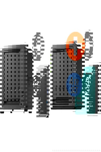 SYNOLOGY DS425+ 4-BAY NAS BUNDLE W/ 4X16TB HDD HAT3310-16T - DS425+ 4X HAT3310-16T