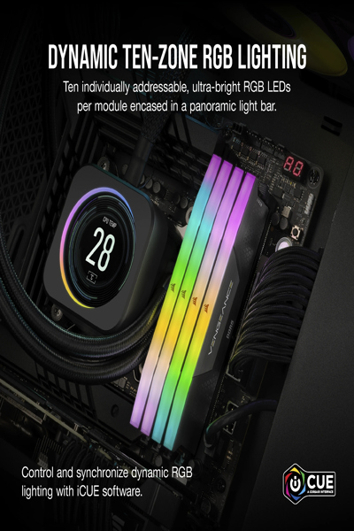 Corsair Vengeance RGB DDR5-kit - CMH128GX5M4B5600C40