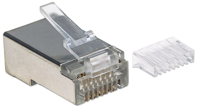 90-Pack Cat6 RJ45 Modular Plugs Pro Line - STP - 790543