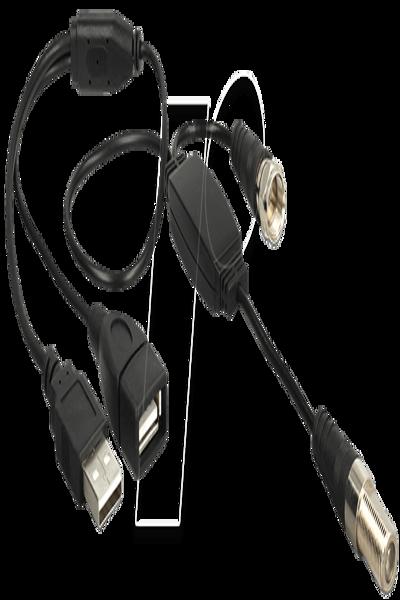 Delock Antennkabel - F-kontakt hane till F-kontakt, USB (endast ström) - 13006