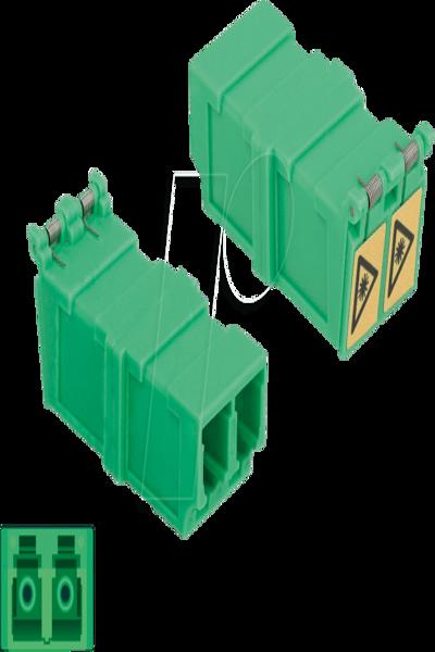 Delock Network coupler - LC multi-mode (F) to LC multi-mode (F) - 85927