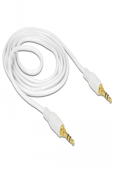 Delock Audio cable - mini-phone stereo 3.5 mm male to mini-phone stereo 3.5 mm male - 85548