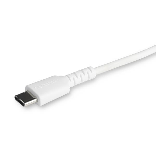 StarTech 2m USB C to Lightning Cable - iPhone iPad Fast Charging Durable White Charge & Sync Cord w/Aramid Fiber Apple MFI Certified - Lightning Cable - Lightning / USB 2.0 - 2 m - RUSBCLTMM2MW