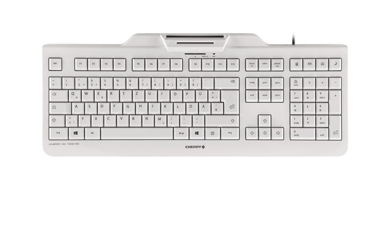 Cherry KC 1000 SC - Keyboard - German - JK-A0100DE-0