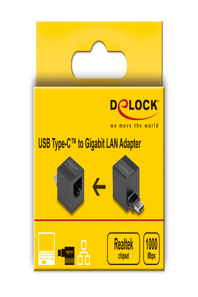 Delock-adapter till Gigabit LAN mini - 66462