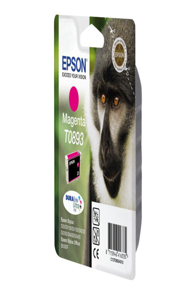 Encre Epson Monkey Singlepack Magenta T0893 DURABrite Ultra - Encre pigmentée - 1 pièce(s)