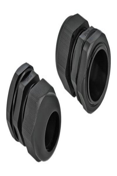 Delock PG25 - Cable gland - black (pack of 10) - 60224