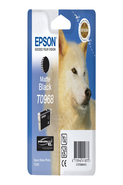 Epson Husky Singlepack Matte Black T0968 - Noir mat - Encre pigmentée - 11,4 ml - 1 pièce(s)