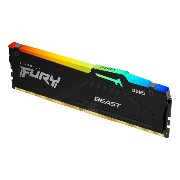 8GB KINGSTON FURY Beast RGB DDR5-5200 CL40 RAM gaming memory - KF552C40BBA-8