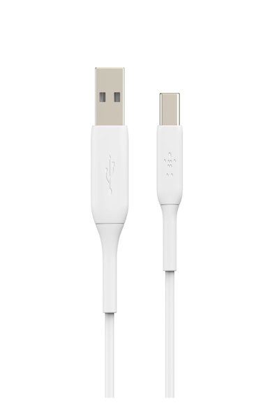 Belkin USB-A to USB-C PVC cable white 1m - Digital connection - CAB001BT1MWH2PK