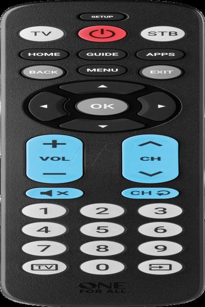 One for All Big Button Remote Universalfernbedienung URC 6821 - Remote