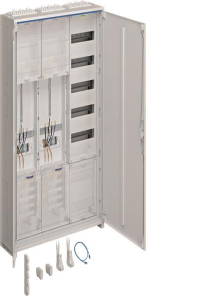 Coffret complet Hager ZB331X25 2ZP/VF-5rh 1100x800x205mm 3f.
