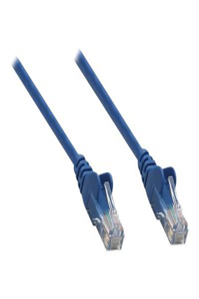 Intellinet nätverkspatchkabel, Cat6, 2m, blå, CCA, U/UTP - 342599