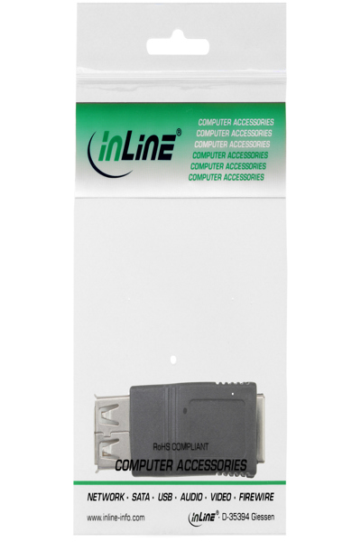 Adaptateur USB 2.0 en ligne Type A femelle / Type A femelle