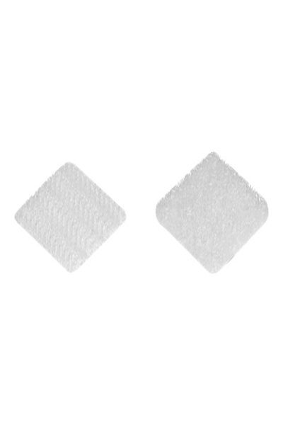 Delock Hook-and-loop dots - square - self-adhesive - 64 pieces white - White - 20 mm - 64 pc(s) - Polybag - 19097