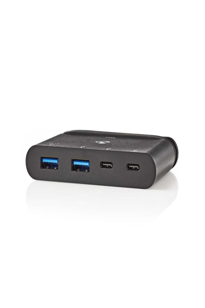 Nedis TCARF250BK - USB 3.2 Gen 1 (3.1 Gen 1) Type-C - USB 3.2 Gen 1 (3.1 Gen 1) Type-C - Black - Metal - Plastic - Polyvinyl chloride (PVC) - 1 pc(s)
