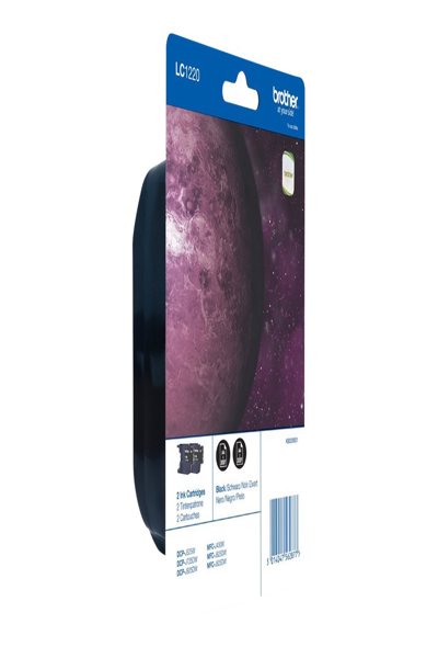 Brother LC1220BKBP2 - 2-pack - black - LC1220BKBP2