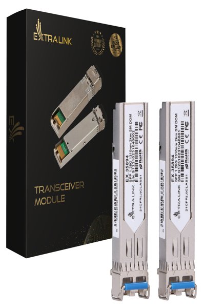 Pack de 2 modules SFP 1,25 GHz monomode 2 km Extralink