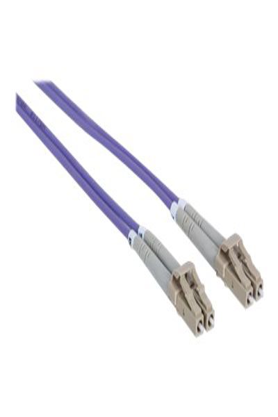Intellinet Fiber Optic Patch Cable OM4 LC/LC 2m Violet - 750882