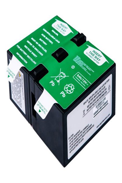 Origin Storage Replacement UPS Battery Cartridge APCRBC124 For BR1500GI - Sealed Lead Acid (VRLA) - 24 V - 1 pc(s) - Green - Red - 5 year(s) - RoHS - BR1500GI-BAT