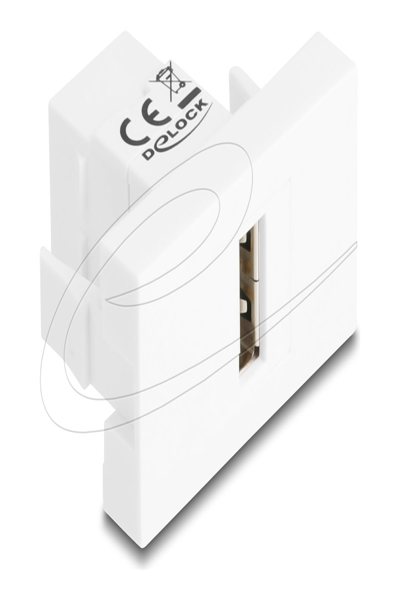 Delock Easy 45 Module USB 2.0 Type-A Jack to 2.0 Type-B white