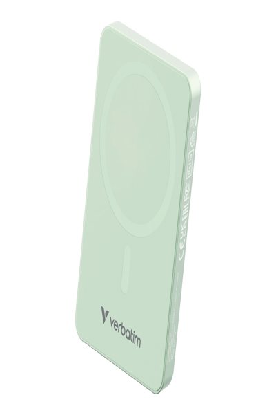 Verbatim Essential Power Bank magn.wirel. grÃƒÂ¼n 32228 - Rechargable Battery - 32228