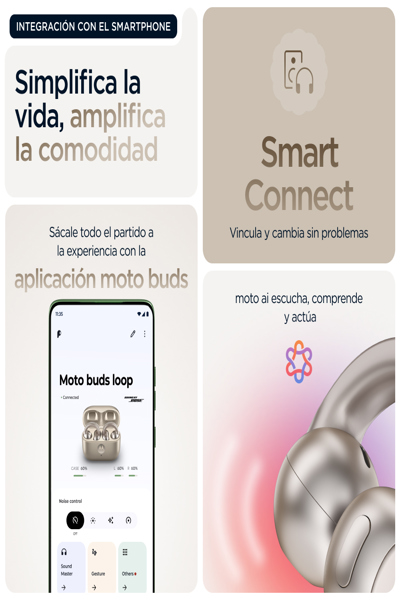 MOTOROLA MOTO BUDS LOOP SWAROVSKI WIRELESS HEADPHONES - PG38C07172