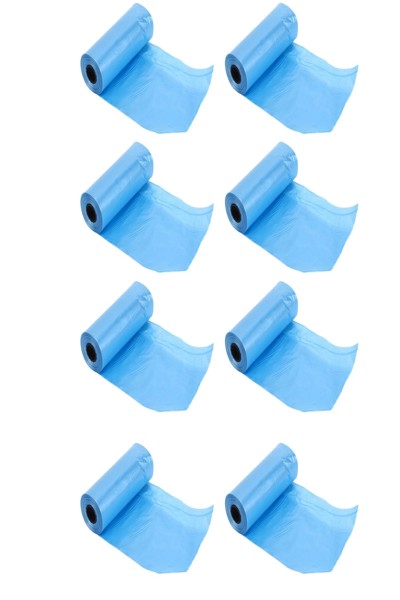 Sachets pour déjections canines Extralink (8 rouleaux, 120 pièces)