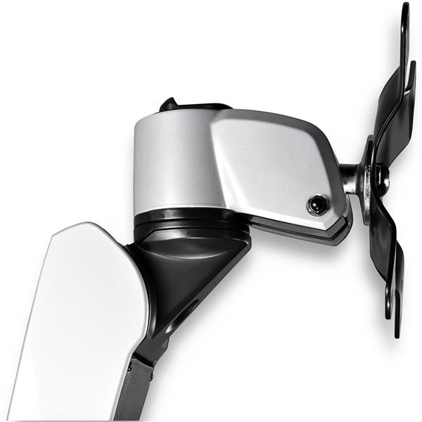 Wall Mount Workstation - Foldable Ergonomic Standing Desk - Height Adjustable 34 VESA Monitor Arm/Padded /Mouse Tray Plastic Aluminum Steel Mounting Bracket 13-30 LCD display / keyboard / mus - WALLSTSI1