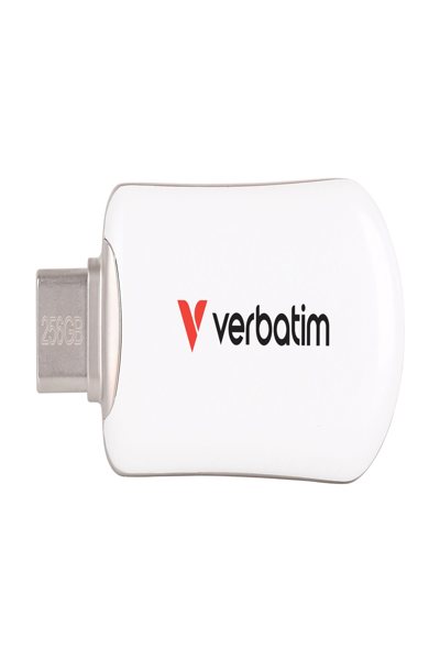 Verbatim Plectra White USB-C Flash Drive 30230 - USB-Stick - 256 GB - 30230
