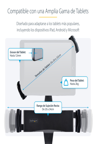 StarTech.com VESA Mount Adapter for Tablets 7.9-12.5 inch - TABLET-VESA-ADAPTER
