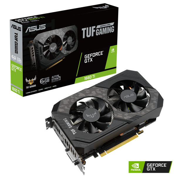 ASUS TUF-GTX1660TI-6G-EVO-GAMING Graphics card 6 GB GDDR6 - 90YV0CT8-M0NA00