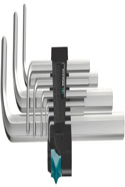 Wera 950/9 Hex-Plus 2| Clé en L à cadre métrique verrouillée