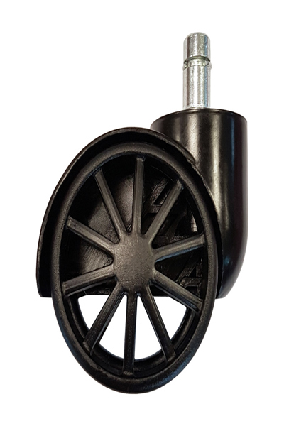 LC-Power LC-CASTERS-1BB - Castor wheels - LC-Power - with most gaming and office chairs - Black - Plastic - 5.8 cm - LC-CASTERS-1BB