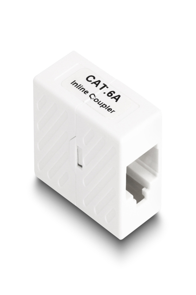 Delock Adapter RJ45-hona till RJ45-hona Cat.6A UTP vit, Platt, Vit, RJ-45, RJ45, Hona, Hona - 88134