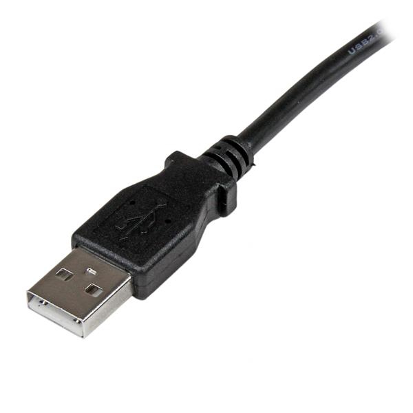 Câble USB 2.0 A vers angle gauche B StarTech de 2 m - USBAB2ML