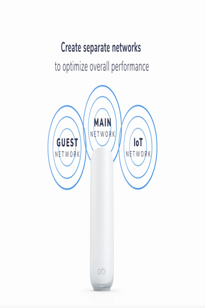 NETGEAR ORBI 370 MESH SYSTEM WI-FI 7 WHITE - RBE373-100EUS