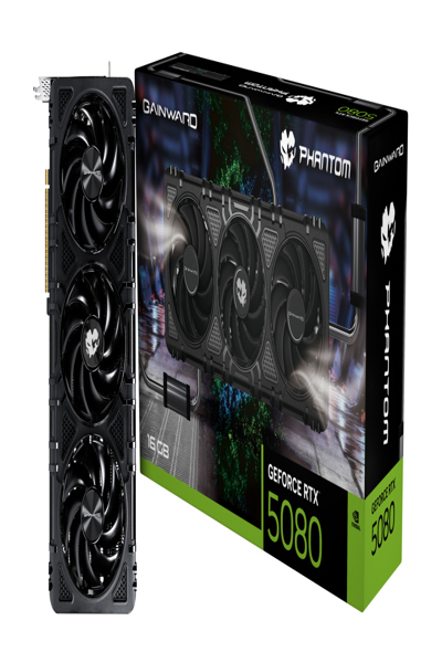 Gainward RTX 5080 Phantom 16GB Graphics Card - NE75080019T2-GB2030P